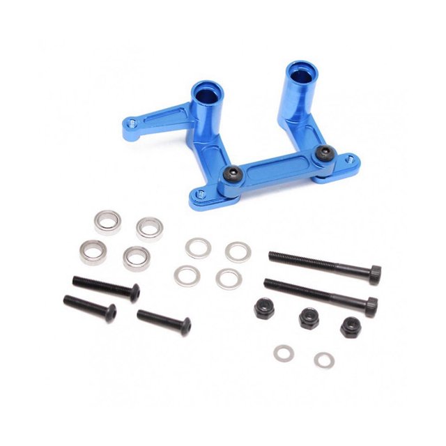 Para grupo de dirección de metal Slash Bandit 2WD, accesorios modificados y mejorados, azul