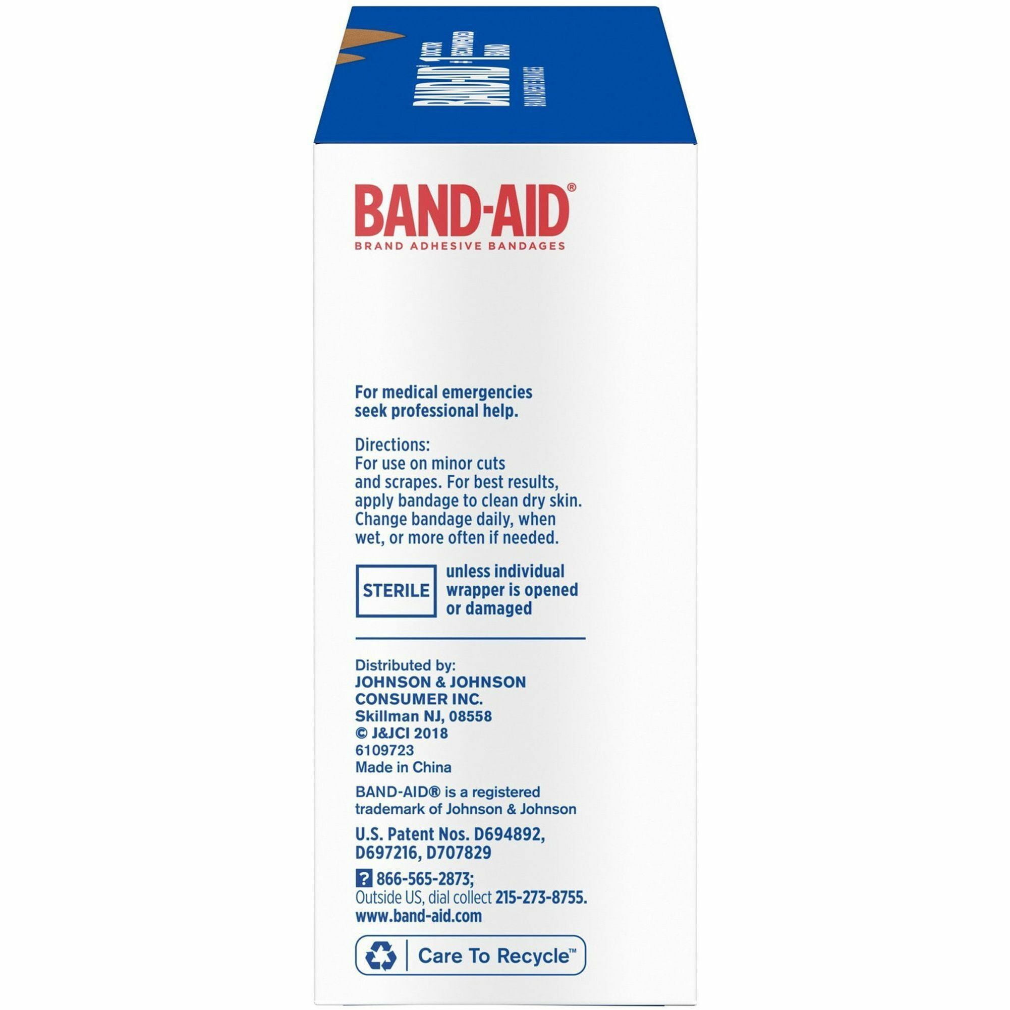 Band-aid Flexible Fabric adhsve Bandages - 1" - 1200/carton - 100 Per Box - Beige - Fabric