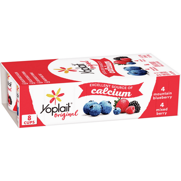 Yoplait Original Yogurt, Mountain Blueberry & Mixed Berry, Low Fat