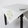 thumbnail image 1 of SARO 1723.I60S 60 in. Lumina Square Ribbon Embroidered Table Topper - Ivory, 1 of 1