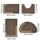 thumbnail image 3 of Alfombras de baño, juego de 4 alfombrillas de baño de gran tamaño, súper absorbentes, lavables en seco, antideslizantes, fáciles de limpiar, perfectas para cualquier hogar, hotel, ducha, alfombra de b, 3 of 6