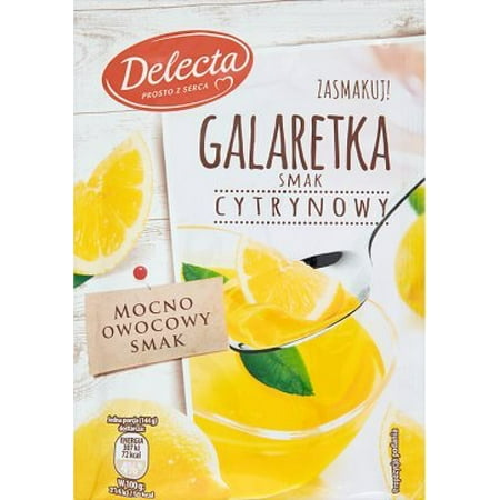 - Delecta Galaretka o Smaku Cytrynowym Lemon Jelly Mix (5-Pack)