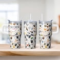 thumbnail image 2 of 20oz Poultry Chicken Tumbler with Handle Insulated Travel Mug Classic Birthday Christmas Gift for Chicken Enthusiasts Women Men Cup Holder Friendly Wide Mouth for Ice Hot Coffee Cold Water All Day, 2 of 6
