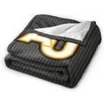thumbnail image 2 of Adelphi University Logo Fleece Blanket, Very Soft Microfiber Flannel Blanket for Couch Warm and Cozy for All Seasons, Black, 2 of 6
