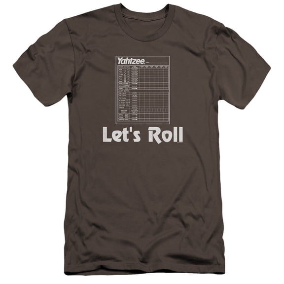 Yahtzee - Lets Roll - Premium Slim Fit Short Sleeve Shirt - XX-Large