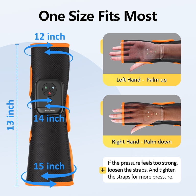Cordless Hand Massager with Heat and Compression photo 5