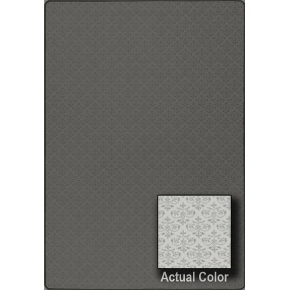 Milliken Imagine Area Rug STENCILS Stencils Stonewashed Repeated Checkered 3' 10" x 5' 4" Rectangle