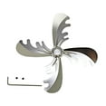 thumbnail image 3 of Aspas de Ventilador Macarena para hogar de 18cm forma de Reno Metal, 3 of 8