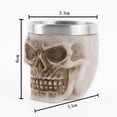 thumbnail image 2 of Résistance à la chaleur forte de stabilité de tasse de résine unique pour l'ornement à la maison de barre, 2 of 6