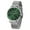Green, variant on Quartz Watch for Unisex ( Men and Women), Classic Waterproof Men's Wirstwatch with Multifunctional Dials, Quick Release Stainless Steel Mesh Band, Gray Dial
