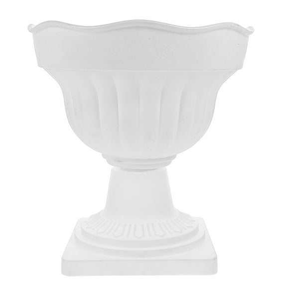 STRANDCHIC Decorative Roman Pillar Pot Plastic Red 1Pack