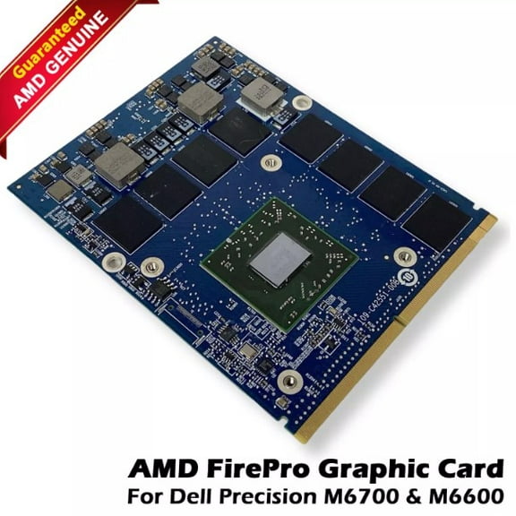DELL Precision M6700 M6600 AMD FirePro M6000 M4000 2GB Video Graphics Card FHC4H 0FHC4H CN-0FHC4H 53Y5X