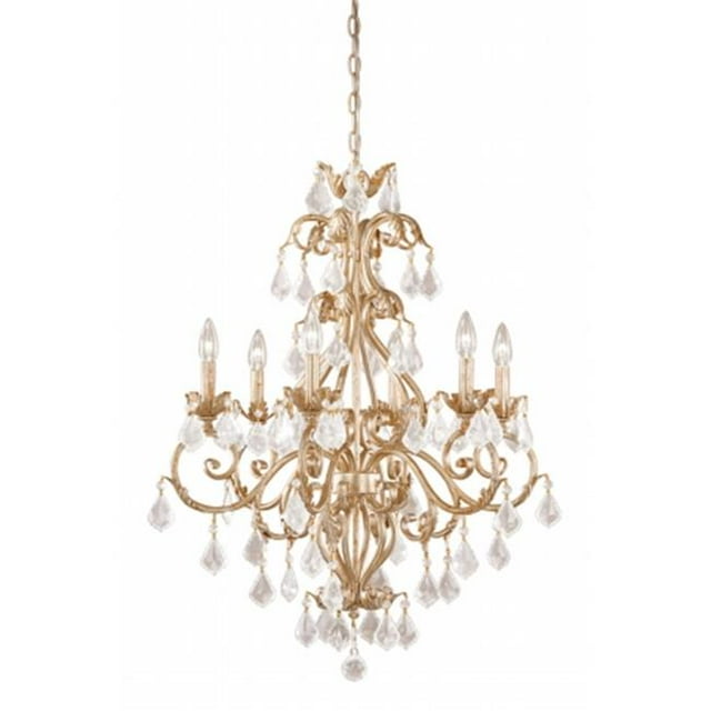 Vaxcel International NC-CHU006GW Newcastle 6L Lustre - Or Blanc Doré