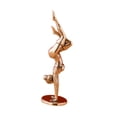 thumbnail image 4 of Estatua de Pose de niña, escultura de señora, arte abstracto divertido, adorno de latón para niña, estatuilla para chimenea, mesa de fiesta, 4 of 9