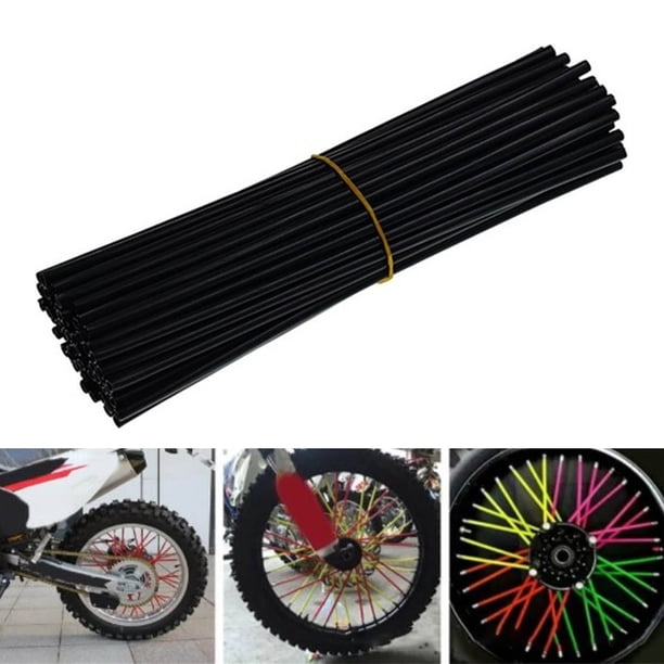 Funda para radios, 72 piezas Fundas para radios de bicicleta Fundas para radios de bicicleta Fundas para radios de llanta Diseño fácil de usar