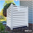 thumbnail image 3 of 44in H x 36in W (2 Panels) No Dig Enclo Waverly Vinyl Privacy Screen, Outdoor Privacy Screen Panels, Trash Can Enclosure, Air Conditioner Fence, Pool Equipment Enclosure, EC18010, 3 of 11
