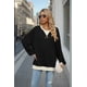 thumbnail image 5 of Camisetas de Larga para Mujer, Color Negro, Talla L, 5 of 6