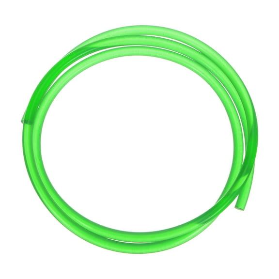 Uxcell Round Belts 6mm Dia 1 Meter Length Smooth Surface PU Polyurethane, Green