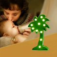 thumbnail image 3 of Luz de Palmera LED JAMW Lámpara de Mesa de Noche Verde Sencillez, 3 of 5
