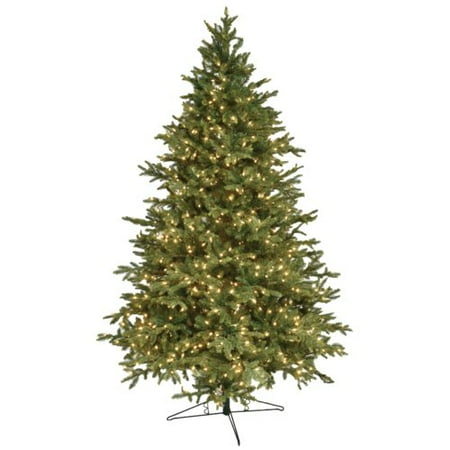 Barcana Alaskan 7.5' Green Fir Trees Artificial Christmas Tree With Barcana Alaskan 7.5' Green Fir Trees Artificial Christmas Tree with 1100 Single Colored Clear Lights - Barcana Alaskan 7.5' Green Fir Trees Artificial Christmas Tree With