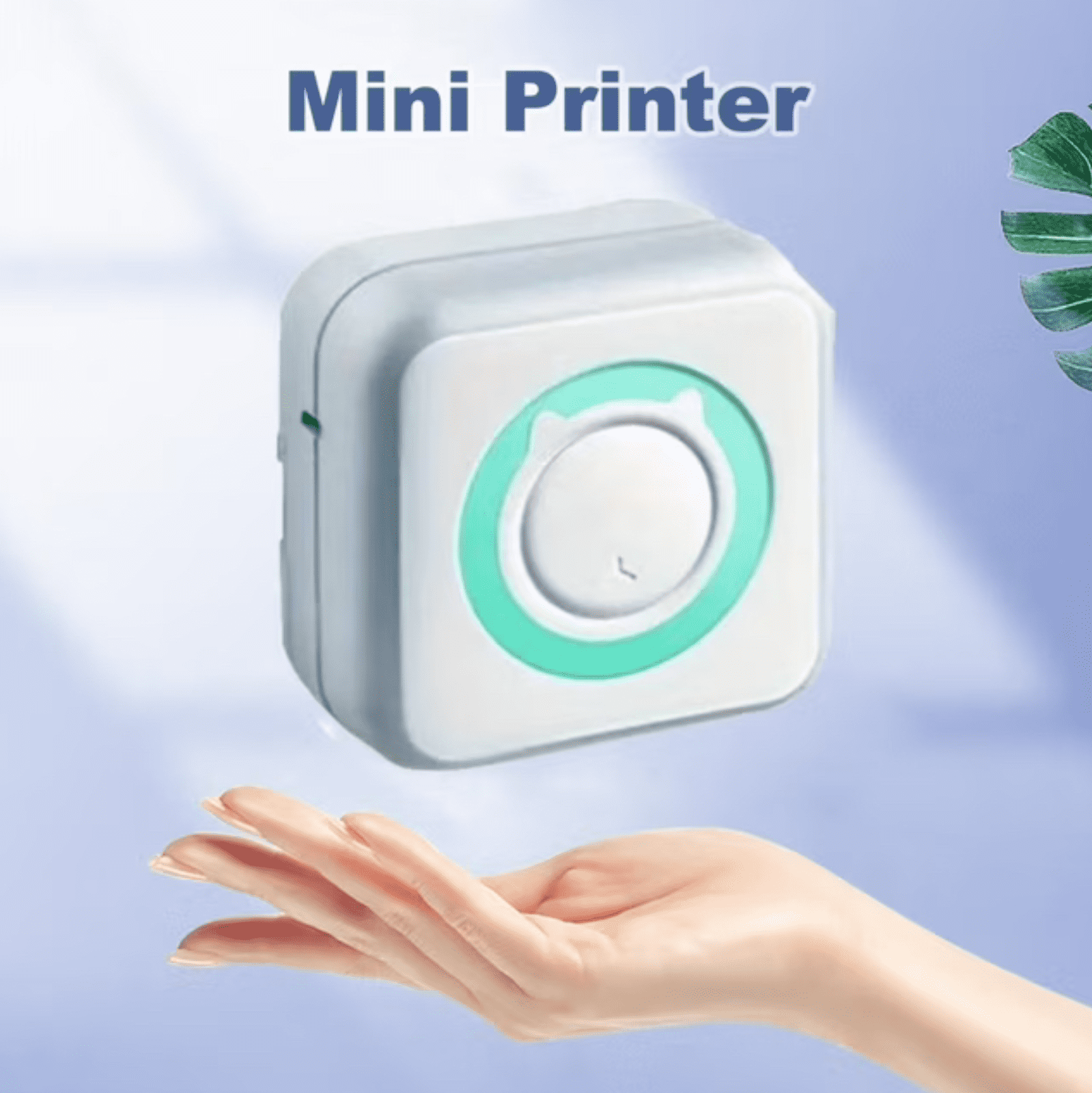 Thermal Mini Printer Portable Wireless Pocket Bluetooth Inkless Photo Printer for iOS Android Mobile Phone,for Students,Lovers,Friends,Family and Work