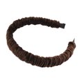 thumbnail image 2 of Sonducket Diadema de moda coreana para mujer, diadema hecha a mano de Color, herramienta de estilismo para niña envuelta para fiesta de lavado, Accesorio para el cabello Café Sonducket AP011316-09B, 2 of 6