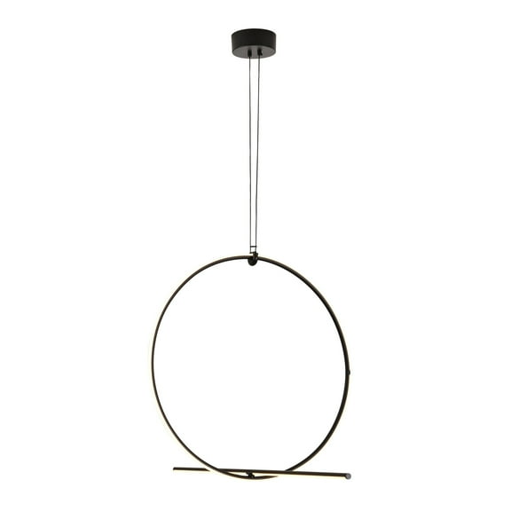 Design Living LED Chandelier, Black