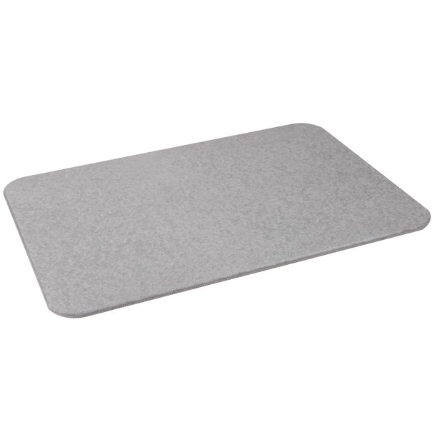 Mind Reader Diatomaceous Bath Mat, Diatomite FastDrying Shower Floor