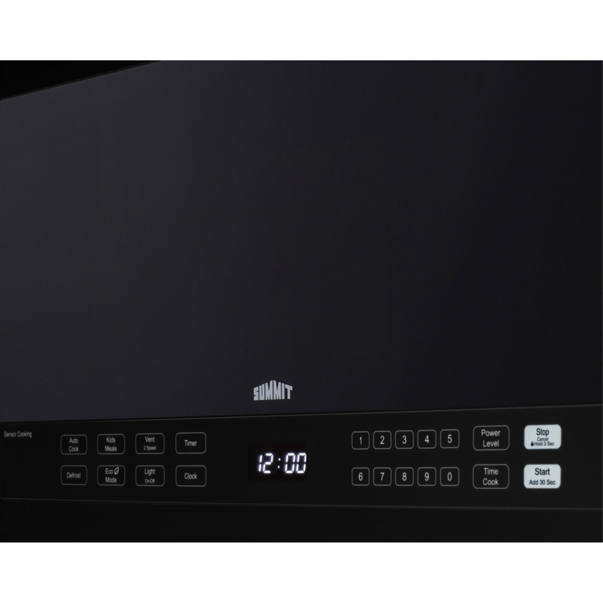 24" Wide Over-the-Range Microwave, Black