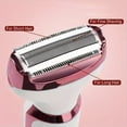 thumbnail image 2 of Rasoir Électrique 4-en-1 en Acier Inoxydable Soyeux pour Femmes - Humide/sec, Rechargeable par USB, Portable et au Design Ergonomique pour une Utilisation Complète du Corps - Parfait pour les Aisselles, les Voyages et la Maison, 2 of 5