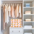 thumbnail image 4 of Yayeee Collapsible Cube Storage Bin with Lid Fabric Closet Decorative Basket with Handles, Cute Oranges, 4 of 7