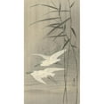 thumbnail image 2 of Ohara Koson 15x24 Gold Ornate Framed and Double Matted Museum Art Print Titled - Two Egrets in Flight (1900 - 1936), 2 of 4
