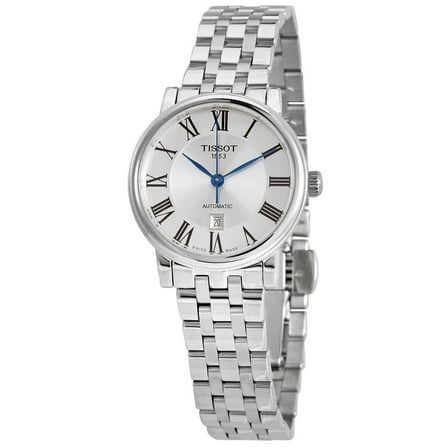 Tissot T-Classic Automatic Silver Dial Ladies Watch T122.207.11.033.00