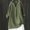 Army Green, variant on Ladies Shirts Summer Top for Women Loose Fit Shirt for Women Long Sleeve Button Up Mandarin Collar Top Women Shirts 1 Green XL