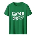 thumbnail image 5 of Gamivast Running Shirts for Men Game Day Distressed Football Graphic Crew Neck Short Sleeve T Shirts Gym Shirts Soft Breathable Material Workout Outfits, 5 of 5