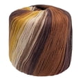 thumbnail image 1 of 1.4 Cotton Yarn Crochet Thread for DIY Crocheting Knitting Weaving Crafts Brown, 1 of 8