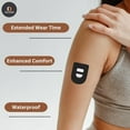 thumbnail image 6 of OhmRx Omnipod 5 Adhesive Patches with Strap – Waterproof Pre‑Cut Overpatch, 25‑Pack, Black – Compatible with Omnipod 5, Dash & Classic, 6 of 9