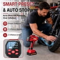thumbnail image 3 of NEXPOW 160PSI Cordless Tire Inflator Portable Air Compressor, Air Pump for Car Tires with Removable 21V Battery, 12V DC Dual Power, Digital Gauge, Auto Shut-Off, LED Light for Bikes & Balls, 3 of 8