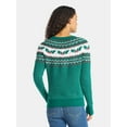 thumbnail image 3 of Holiday Time Women's and Women's Plus Pretty Christmas Sweater, Sizes XXS-3X, 3 of 5