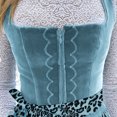 thumbnail image 5 of Women's Bavarian Oktoberfest Dirndl Dress with Apron Leopard Print Cosplay Party for Themed Festival Events, 5 of 6