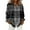 Black #109, variant on Oversized Shirts for Women Long Sleeve Plaid Button Down Shirts Lightweight Dressy Casual Tops Holiday Blouses Purple M