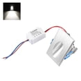 thumbnail image 1 of Bearachild 1W Cuadrado LED Empotrado Porche Camino Paso Escalera Luz Lámpara de pared Sótano Bombilla Blanco cálido AC 100-245V Iluminación y accesorios Numero 5 Bearachild HA024196-05, 1 of 1