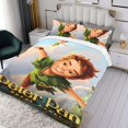 thumbnail image 3 of Peter Pan Conjunto de sábanas temático, trío de piezas, cómodo y amigable con la piel, diseño único, regalo de decoración para el hogar para familiares, amigos y fans,140cm *210cm, 3 of 6