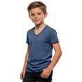 thumbnail image 2 of Boys Tops Casual Short Sleeve Collared Shirt for Everyday Play Soft Blend Tee Top for Spring Summer, 2 of 5