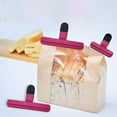 thumbnail image 5 of Huayishang Kitchen Clips Chip Bag Clips Hia Stylish Wide Open Bag Clips for Food Storage Heavy Seal Grip , Kitchen Essentials Clearance Sale Purple, 5 of 6