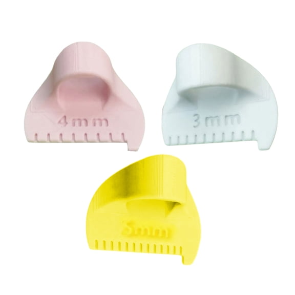 3Pcs Sewing Templates Ruler Finger Sewing Ruler Quilting Stitching Aid For Fabric Measuring Quilting Sewing Craft