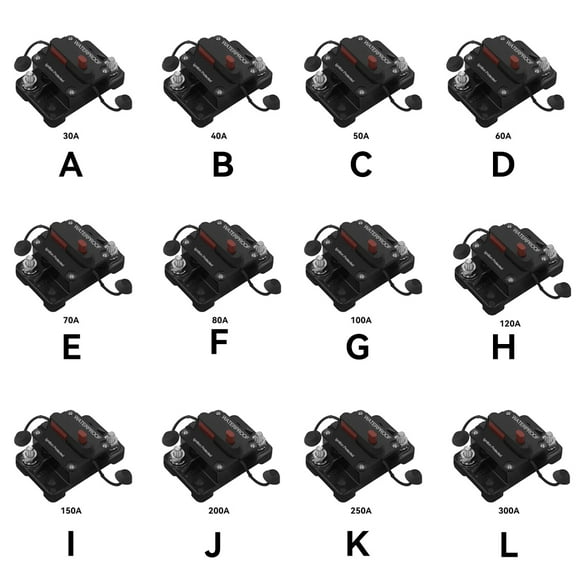 Baohd Car Speaker Circuit Breaker Modified Replacement Detachable Automotive Vehicle Amplifier Disconnector Part Accessories 40A