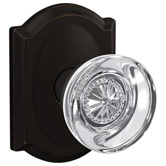 Schlage Fc21-Hob-Cam Custom Hobson Passage & Privacy Door Knob Set - Bronze