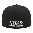 thumbnail image 4 of Men's New Era  Black Vegas Golden Knights Zamboni 59FIFTY Fitted Hat, 4 of 7