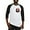 Black/White, variant on - Cute Cat Watercolor - Cotton Baseball Jersey, 3/4 Raglan Sleeve Shirt